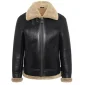 Leather Fur Shearling Coat for Winter