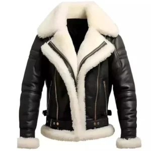 leather fur jacket USA